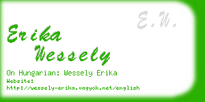 erika wessely business card